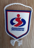 Pennant Ceskoslovenska Spartakiada 1990 8x10cm - Apparel, Souvenirs & Other