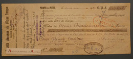 Usine PIROGUE - POINTE A PITRE Guadeloupe > Société Coloniale Bordelaise Lettre De Change 1950 - Bordeaux 2 Photos - Bills Of Exchange