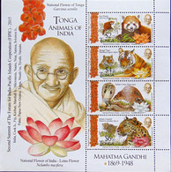 TONGA 2016 Mahatma Gandhi MINIATURE SHEET MNH SG MS1789 CV£15 - Tonga (1970-...)