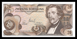 # # # Banknote Österreich (Austria) 20 Schilling 1967 AU+ # # # - Austria
