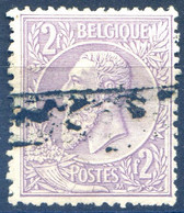 Belgique COB N°52 - Oblitération Roulette - (F2120) - 1884-1891 Leopoldo II