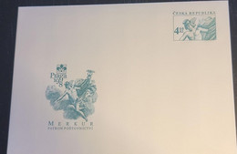 SP) 1998 CZECH REPUBLIC - EUROPE, MERCURY GOD OF COMMUNICATION PRAGUE, ROMAN MYTHOLOGY, POSTAL STATIONERY, XF - Altri & Non Classificati