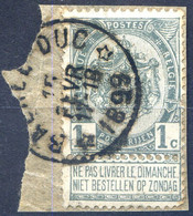 Belgique COB N°81 Cachet Relais (étoile) BAER LE DUC - (F2124) - 1893-1907 Coat Of Arms