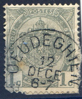Belgique COB N°81 Cachet Relais (étoile) OEUDEGHIEN - (F2138) - 1893-1907 Wapenschild