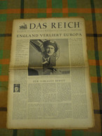 Journal De Propagante Allemand DAS REICH édité Par Le Parti National-socialiste - Mars 1941 N°10 - Alemán