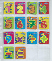14 Different Danone Number Magneten België Magnets Aimant Petit Gervais Belgium - Letters & Digits