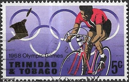 TRINIDAD AND TOBAGO 1968 Olympic Games, Mexico - 5c - Cycling FU - Trinidad & Tobago (1962-...)