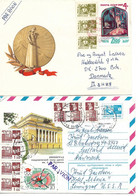 USSR Russia  Airmail. 2 Covers  -  H-1822 - Lettres & Documents