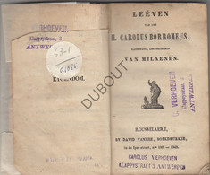 ROESELARE 1843 Leven Heilige Carolus Borromeus - Druk Vanhee  (W114) - Antiguos