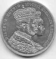 Allemagne - Prusse - Thaler 1861A - Argent - Andere & Zonder Classificatie