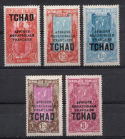 TCHAD Timbres Poste N°53* à 55* Neufs Charnière TB Cote 97€00 - Unused Stamps