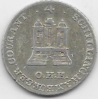 Allemagne - Hambourg - 4 Schilling 1797 - Argent - Ohne Zuordnung