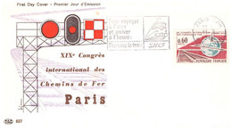 N°90226 -FDC XIX Congrès International Des Chemins De Fer -Paris - Treni