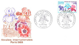 N°90227 -cachet Floralies Internationales De Paris 1969 - Altri