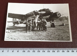 REPRO Romania Romanian Photo Military WW 2 2WK Technic Technik Photo Foto Airplane Flugzeug ME109 IAR80 PZL JUNKERS 117 - Guerra, Militari