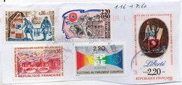 N°1671 N°1651 N°2567 N°2572 N°5273   Sur Fraguement - Used Stamps