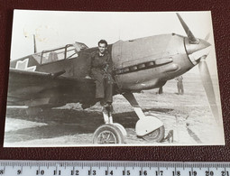 REPRO Romania Romanian Photo Military WW 2 2WK Technic Technik Photo Foto Airplane Flugzeug ME109 IAR80 PZL JUNKERS 140 - War, Military