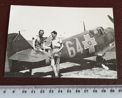 REPRO Romania Romanian Photo Military WW 2 2WK Technic Technik Photo Foto Airplane Flugzeug ME109 IAR80 PZL JUNKERS 152 - Guerra, Militares