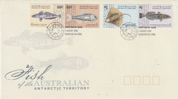 AAT 2006 Fish Of The AAT 4v FDC (AAT1 166A) - FDC