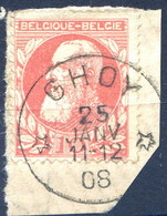 Belgique COB N°74 Cachet Relais (étoile) GHOY - (F2143) - 1905 Barbas Largas
