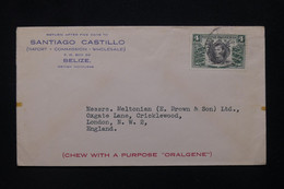 HONDURAS BRITANNIQUE - Enveloppe Commerciale De Belize Pour Londres  - L 115392 - British Honduras (...-1970)