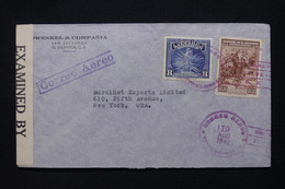 SALVADOR - Enveloppe Commerciale De San Salvador Pour New York En 1942 Avec Contrôle Postal - L 115394 - El Salvador