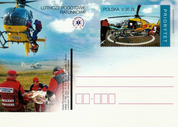 Poland - Postcard Stationery - Helicopter - Helicopters