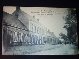 Westvleteren, Secrétariat Communal Et Route De Poperinghe (A7p67) - Vleteren