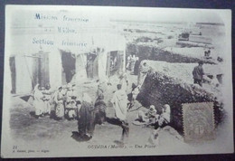 MAROC Carte Postale 1907 Type Blanc Càd Oudjda Pour Paris - Briefe U. Dokumente