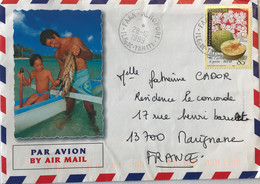 Tahiti - Faaa Aéroport - Lettre Avion Pour Marignane (France) - 28 Octobre 1999 - Tahiti