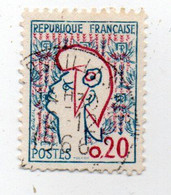 1961 N°1282 Marianne De Cocteau - 1961 Marianne (Cocteau)