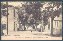 Algérie AIN M'LILA La Poste Et Avenue De La Poste - Other & Unclassified