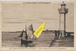 Carte 50 Saint Vaast La Hougue ILE TATIHOU  Bateau Phare - Saint Vaast La Hougue