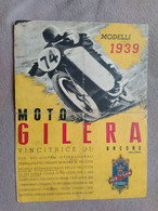 Motociclismo Gilera 1939 Volantino Pubblicitario - Sonstige & Ohne Zuordnung