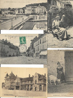 LOT DE 100 CARTES DE FRANCE TOUTES EN PETIT FORMAT. BON LOT - 100 - 499 Postkaarten