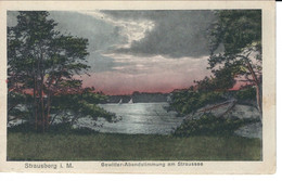 Strausberg In Märkisch-Oderland, Straussee, Illustration, Nicht Gelaufen - Strausberg