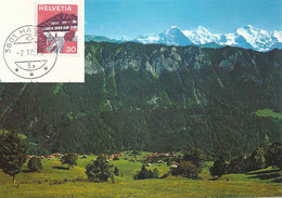 Habkern - Eiger, Mönch, Jungfrau          1975 - Habkern