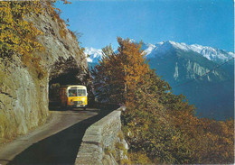 Brünig Hasliberg - Postauto Mit Tierbergen, Mährenhorn, Steinhaushorn        Ca. 1970 - Hasliberg