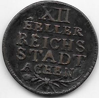 Allemagne - Aachen - 12 Heller 1791 - Andere & Zonder Classificatie
