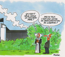 Illustration Frapar - Publicité Agriculture Luzerne Deshydratée - Humour Religieuse Nouvea Pape - CPM 10,5X15 TBE Neuve - Otros & Sin Clasificación