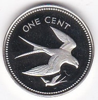 Belize 1 Cent 1974 Oiseau, En Argent,  Silver PROOF, UNC, KM# 38a - Belize