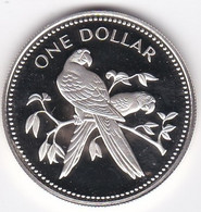 Belize 1 Dollar 1974 , Oiseau, En Argent,  Silver PROOF, UNC, KM# 43a - Belize