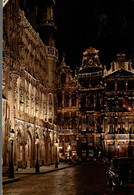 BELGIQUE BRUXELLES UN COIN DE LA GRAND'PLACE LA NUIT - Bruselas La Noche