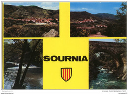 CP (Réf : O 701) SOURNIA (66 PYRÉNÉES-ORIENTALES) MULTI VUES - Sournia