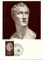 1957 Cartolina Maxi Maximum Antonio Canova Annullo POSSAGNO - Cartes-Maximum (CM)