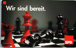 28348 - Deutschland - SPD , Wir Sind Bereit , Schach , Chess - R-Series : Régionales