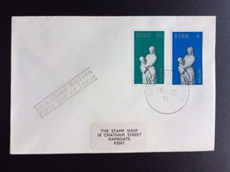 IRELAND 1971 FDC CHRISTMAS IERLAND - Maximum Cards