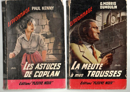 4 Livres Espionnage - Editions Fleuve Noir  N: 355.359. 418 433 - Fleuve Noir