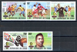 Tschad 811-815 Postfrisch Fußball #GB675 - Chad (1960-...)