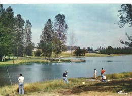 79 .. SECONDIGNY .. LE LAC DU MOULIN DES EFFRES .. 1983 .. PECHEURS A LA LIGNE - Secondigny